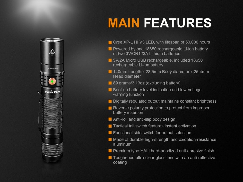 Rechargeable EDC Flashlight