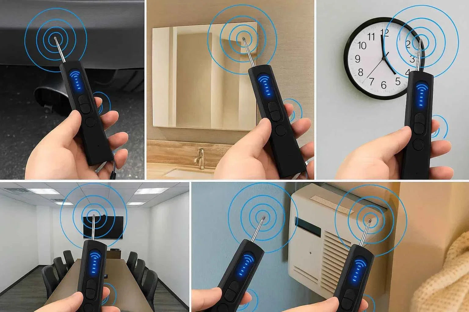 Anti-Spy Bug Detector Device