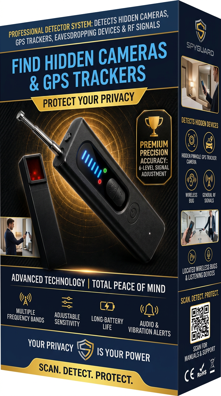 Anti-Spy Bug Detector Device